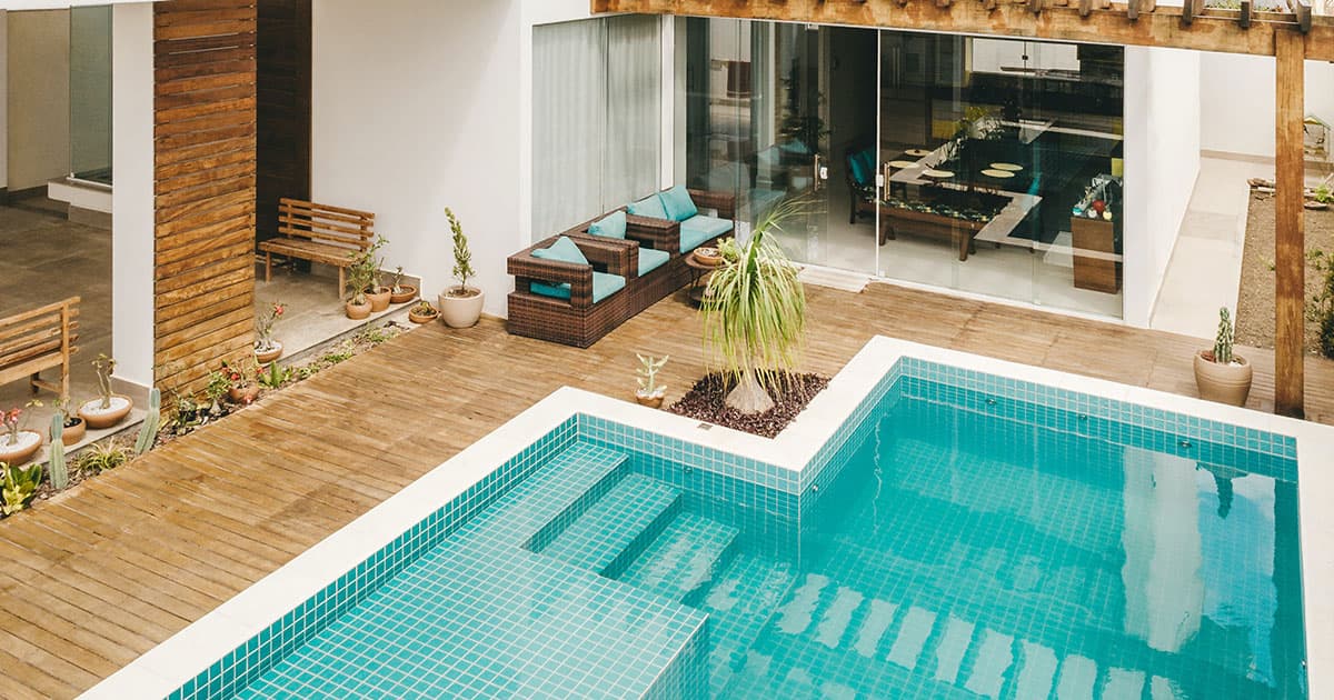 Maison luxueuse en Espagne avec piscine à l'intérieur