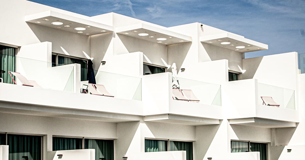 Balcons d'appartements en Espagne