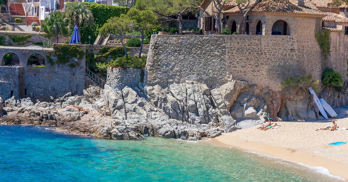 Plage d'un villa en Espagne