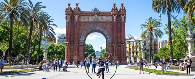 Arc de triomphe à Barcelone