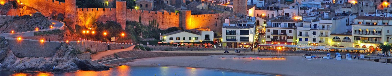 Vue panoramique appartements à Tossa de Mar Ville de Tossa de Mar