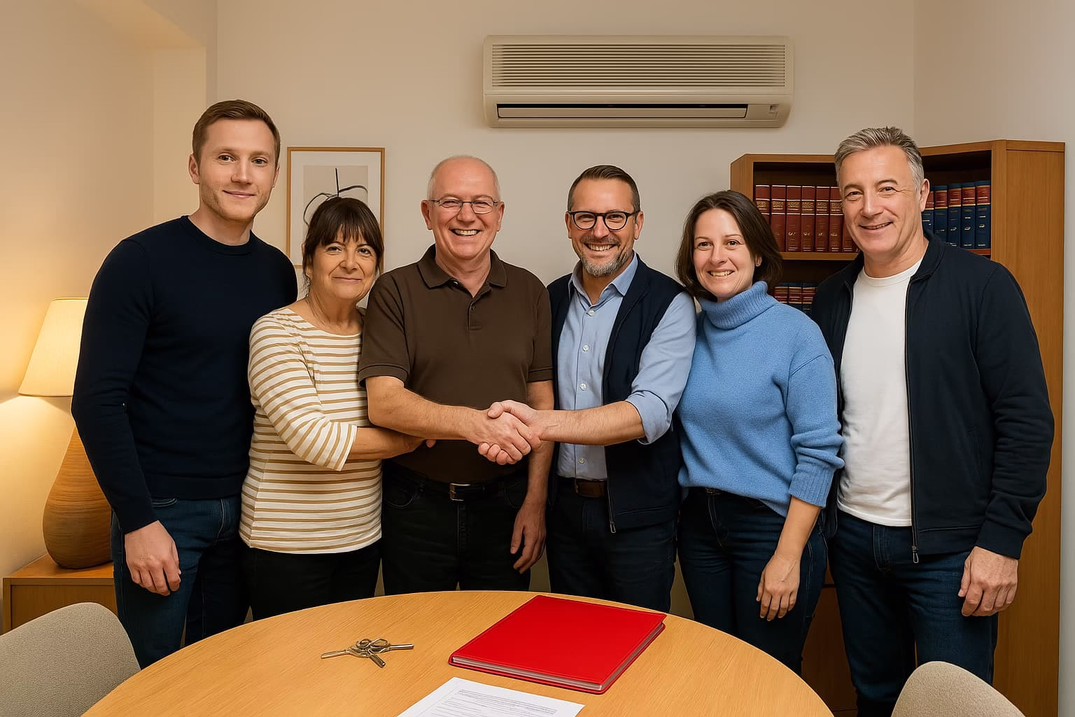 Remise des clés après finalisation d’un achat immobilier en Espagne