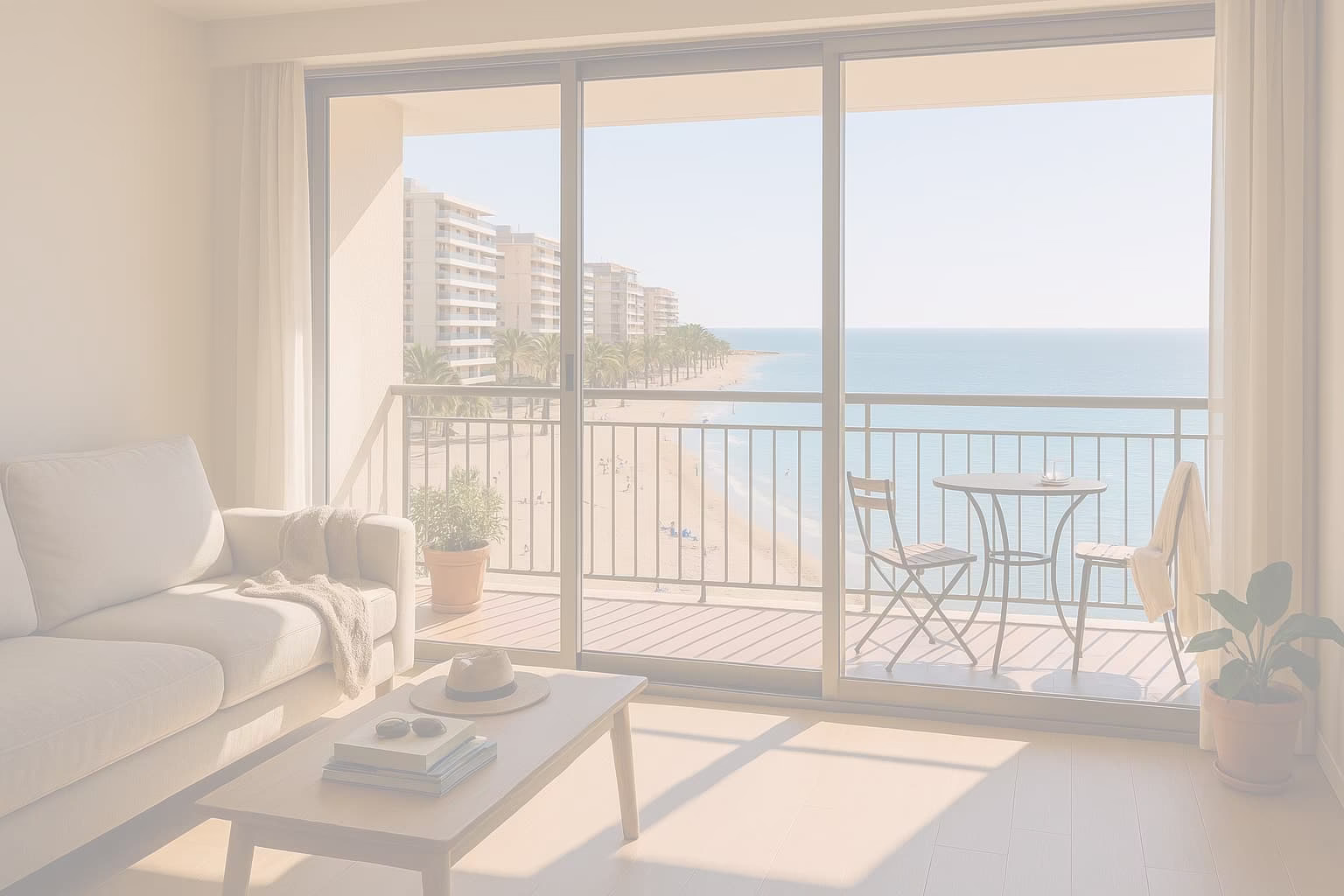 Appartement moderne avec balcon et vue mer sur la Costa Blanca