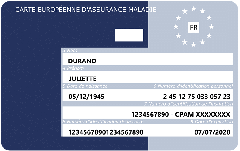 Carte Européenne d’Assurance Maladie