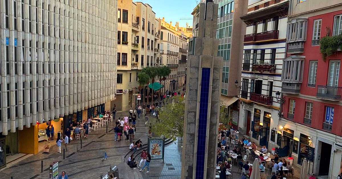 Malaga centre là où se trouve le bureau de Olé Immobilier